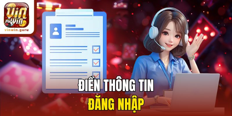 Điền thông tin đăng nhập